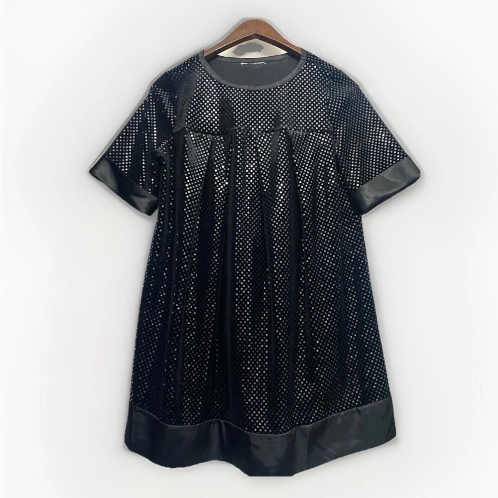 Motherhood Women’s Maternity Bkack Sequin Sparkle Party Dress Size Mat S/ Reg M